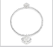 Anna Bella silver charm bracelet