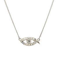EVIL EYE PROTECTION SILVER NECKLACE