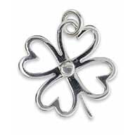 4 leaf clover bracelet charm