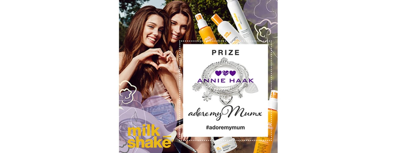 WIN an ANNIE HAAK Bracelet and 6 month supply of milk_shake haircare products!