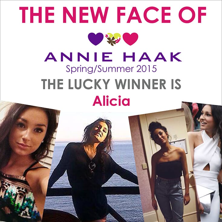 New Face of ANNIE HAAK Spring/Summer 2015 – Alicia New Face of ANNIE HAAK Spring/Summer 2015 – Alicia