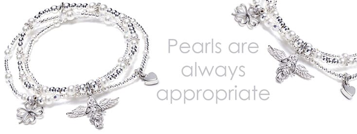 Pearls are always appropriate